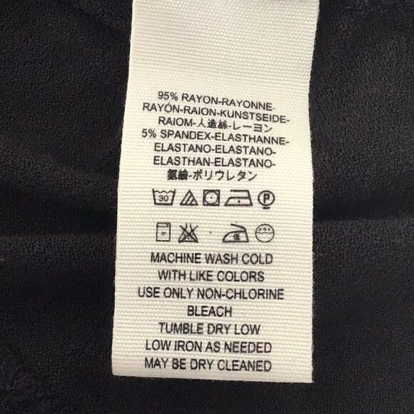 Free People Black Boho Peasant Blouse with Geometric Floral Print - Picture 9 of 10